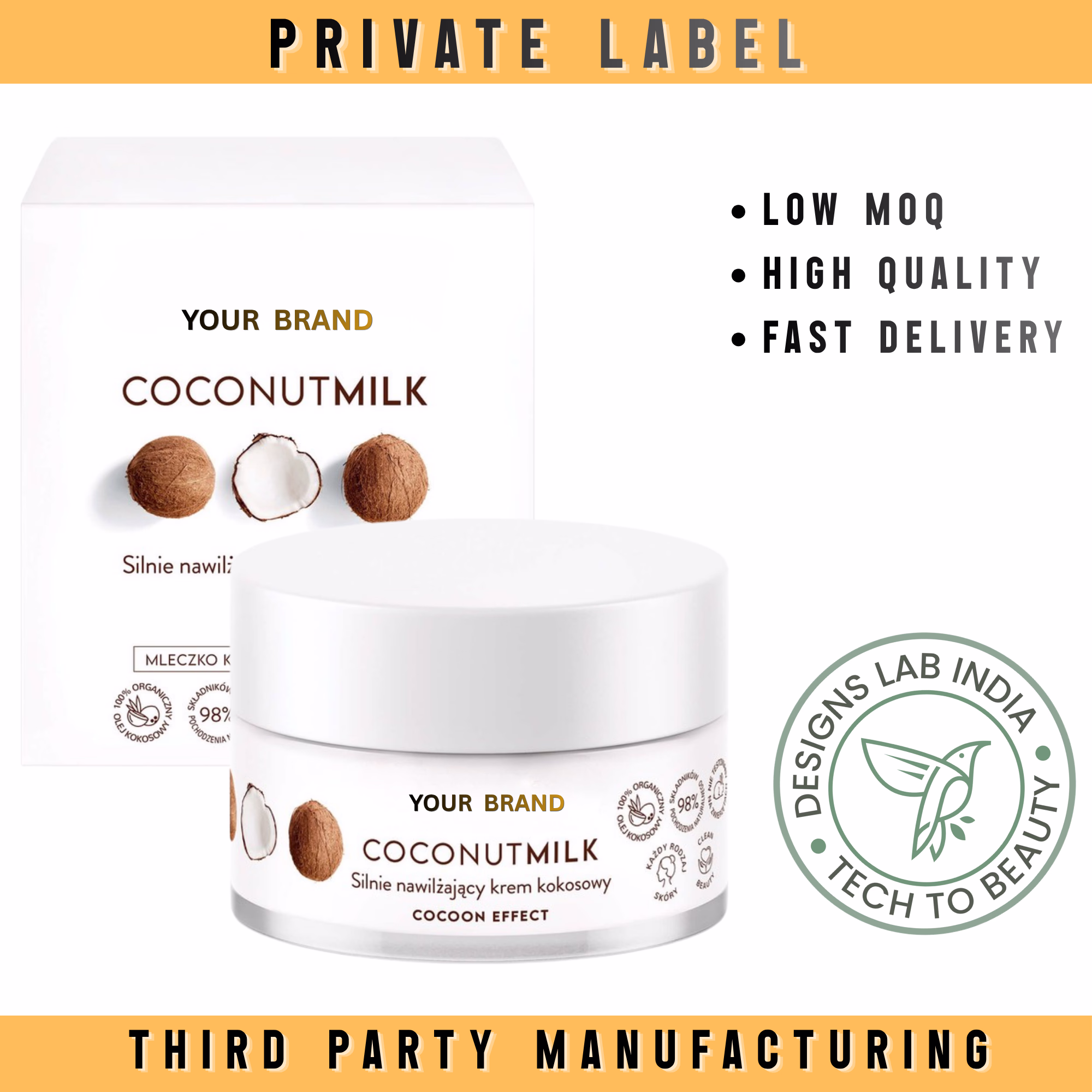 Coconut Milk Face Cream
